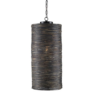 Nagano - 1 Light Pendant-25 Inches Tall and 12 Inches Wide