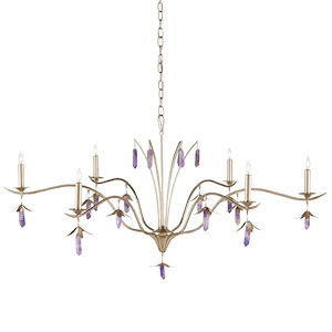 Lilah - 6 Light Chandelier-22 Inches Tall and 48.5 Inches Wide