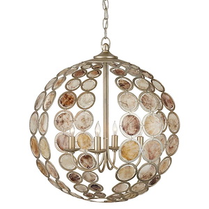 Tartufo - 4 Light Chandelier-23 Inches Tall and 20.25 Inches Wide