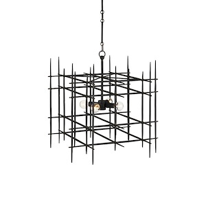 Steelhouse - 4 Light Small Chandelier-22 Inches Tall and 21 Inches Wide