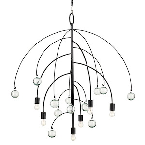 Factotum - 6 Light Chandelier-45 Inches Tall and 45 Inches Wide
