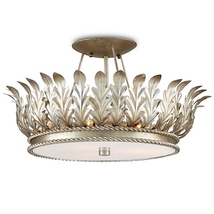 Biddulph - 3 Light Semi-Flush Mount-11.5 Inches Tall and 18.5 Inches Wide