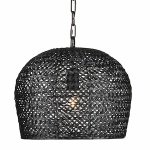 Piero - 1 Light Pendant-13.5 Inches Tall and 16 Inches Wide