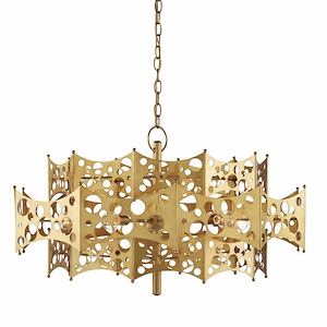 Emmental - 5 Light Chandelier-19 Inches Tall and 31 Inches Wide