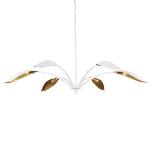 Yuriko - 6 Light Chandelier-26.5 Inches Tall and 66.75 Inches Wide - 1296942