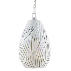 Midori - 1 Light Pendant-15 Inches Tall and 7 Inches Wide