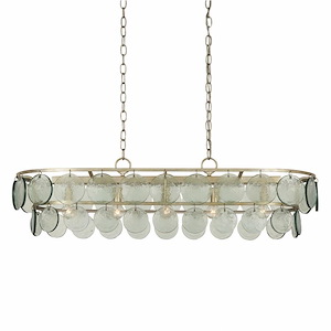 Settat - 5 Light Chandelier-9.75 Inches Tall and 40.25 Inches Wide