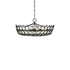 Augustus - 6 Light Small Chandelier-11.5 Inches Tall and 25.75 Inches Wide - 1297448