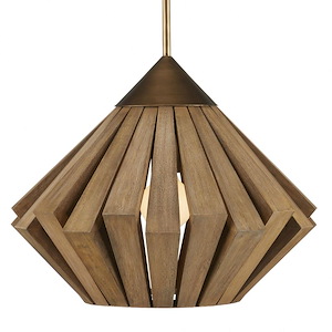 Plunge - 1 Light Pendant-18.5 Inches Tall and 18 Inches Wide - 1296848
