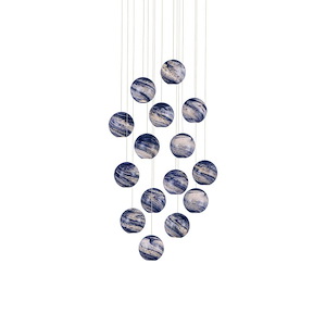 Palatino - 15 Light Round Pendant-11.5 Inches Tall and 24 Inches Wide - 1296544