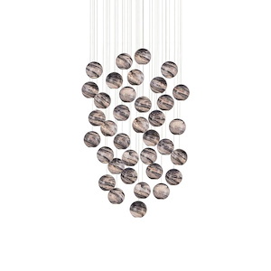 Palatino - 36 Light Round Pendant-11.5 Inches Tall and 36 Inches Wide