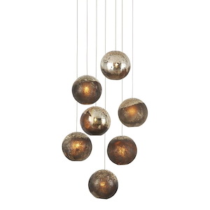 Pathos - 7 Light Round Pendant-8 Inches Tall and 16 Inches Wide
