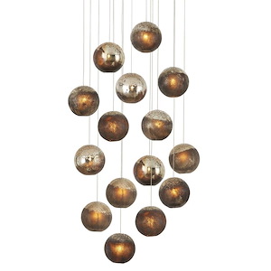 Pathos - 15 Light Round Pendant-8 Inches Tall and 24 Inches Wide - 1296996