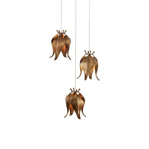 Iota - 3 Light Round Pendant-23.5 Inches Tall and 12 Inches Wide - 1297451