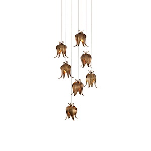 Iota - 7 Light Round Pendant-23.5 Inches Tall and 17.5 Inches Wide - 1296486