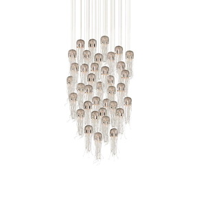 Medusa - 36 Light Round Pendant-22 Inches Tall and 35 Inches Wide - 1296854
