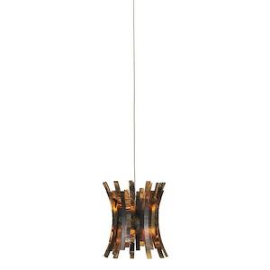 Alsop - 1 Light Round Pendant-10 Inches Tall and 6 Inches Wide - 1297016