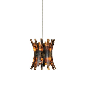 Alsop - 1 Light Round Pendant-9.5 Inches Tall and 6 Inches Wide - 1297016