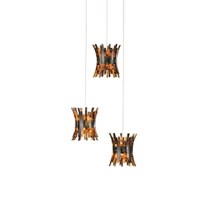 Alsop - 3 Light Round Pendant-9.5 Inches Tall and 11.5 Inches Wide - 1296893