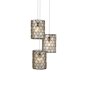 Regatta - 3 Light Round Pendant-13 Inches Tall and 9.5 Inches Wide - 1297191