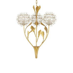 Dandelion - 3 Light Pendant-28.75 Inches Tall and 22.75 Inches Wide - 1296577