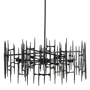 Attingham - 6 Light Chandelier-18 Inches Tall and 31.25 Inches Wide