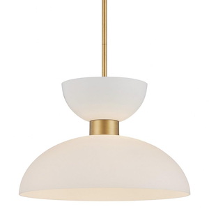 Zevio - 1 Light Pendant-14 Inches Tall and 15.75 Inches Wide