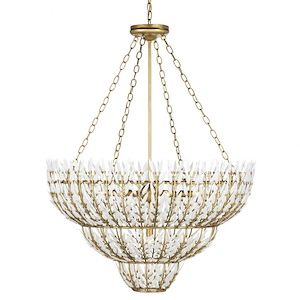 Magnum Opus - 7 Light Medium Chandelier-42 Inches Tall and 34.5 Inches Wide