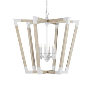 Bastian - 6 Light Large Lantern-34.25 Inches Tall and 37.25 Inches Wide - 1297056