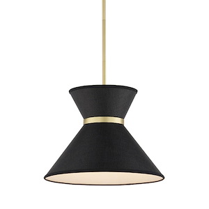 Avignon - 1 Light Pendant In Contemporary Style-16.5 Inches Tall and 16.5 Inches Wide