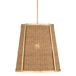 Deauville - 1 Light Large Pendant In Traditional Style-27.5 Inches Tall and 22 Inches Wide - 1316641