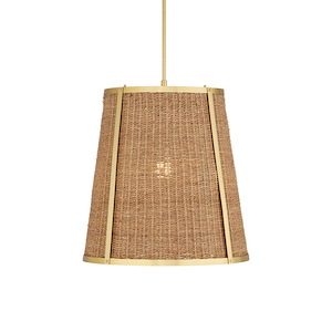 Deauville - 1 Light Large Pendant In Traditional Style-27.5 Inches Tall and 22 Inches Wide - 1316641