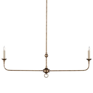 Nottaway - 2 Light Linear Chandelier In Traditional Style-20.25 Inches Tall and 40 Inches Wide - 1316648