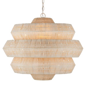 Antibes - 9 Light Chandelier In Modern Style-24 Inches Tall and 30 Inches Wide