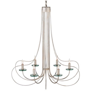 Harrow - 360W 6 LED Chandelier In Modern Style-34.25 Inches Tall and 30.75 Inches Wide