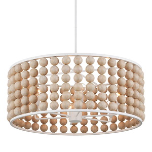 Holcroft - 6 Light Chandelier In Bohemian Style-17.25 Inches Tall and 32.25 Inches Wide