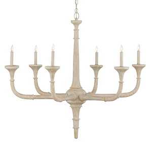 Aleister - 6 Light Chandelier In Coastal Style-37.25 Inches Tall and 43.5 Inches Wide