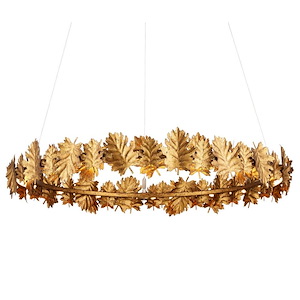 English - 56W 1 LED Chandelier-5 Inches Tall and 32.5 Inches Wide