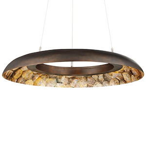 Tairagai - 30W 1 LED Chandelier In Contemporary Style-4 Inches Tall and 32.25 Inches Wide