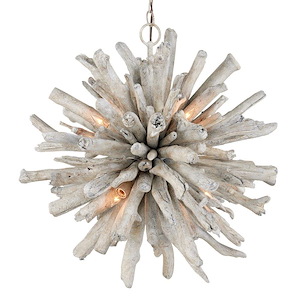 Kuka - 6 Light Pendant In Coastal Style-25 Inches Tall and 25 Inches Wide