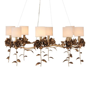 Rosabel - 8 Light Chandelier-12 Inches Tall and 35 Inches Wide