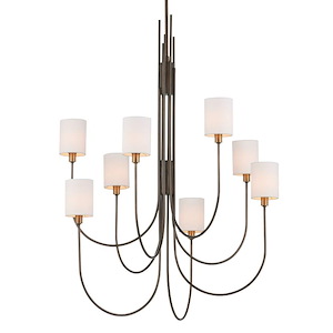Archetype - 8 Light Chandelier In Contemporary Style-48.75 Inches Tall and 32.5 Inches Wide