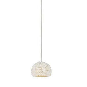 Virtu - 1 Light Round Pendant-11 Inches Tall and 5.5 Inches Wide - 1316691
