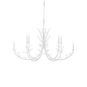 Twiggy - 6 Light Chandelier-30 Inches Tall and 48 Inches Wide