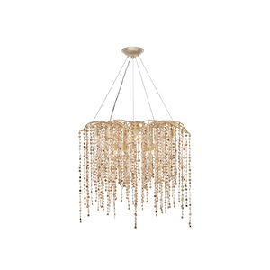 Kealia - 90W 10 LED Large Chandelier-31 Inch Tall and 36 Inch Wide