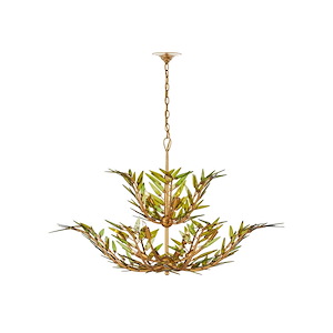 Babylon - 11 Light 2-Tier Chandelier-26.5 Inch Tall and 47 Inch Wide