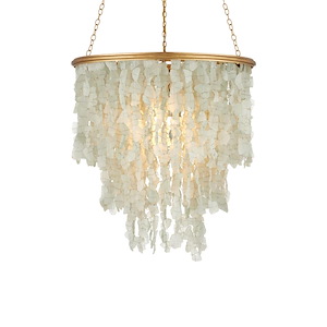 Verre de Mer - 17W 1 LED Medium Chandelier-28 Inch Tall and 24.75 Inch Wide