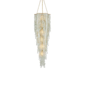 Verre de Mer - 42W 6 LED Large Chandelier-76 Inch Tall and 24 Inch Wide