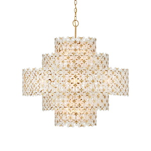 Spring Flower - 12 Light Chandelier-35 Inch Tall and 35 Inch Wide - 1394448