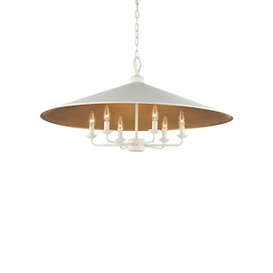 Brussels - 6 Light Chandelier-17 Inch Tall and 36 Inch Wide - 1394460